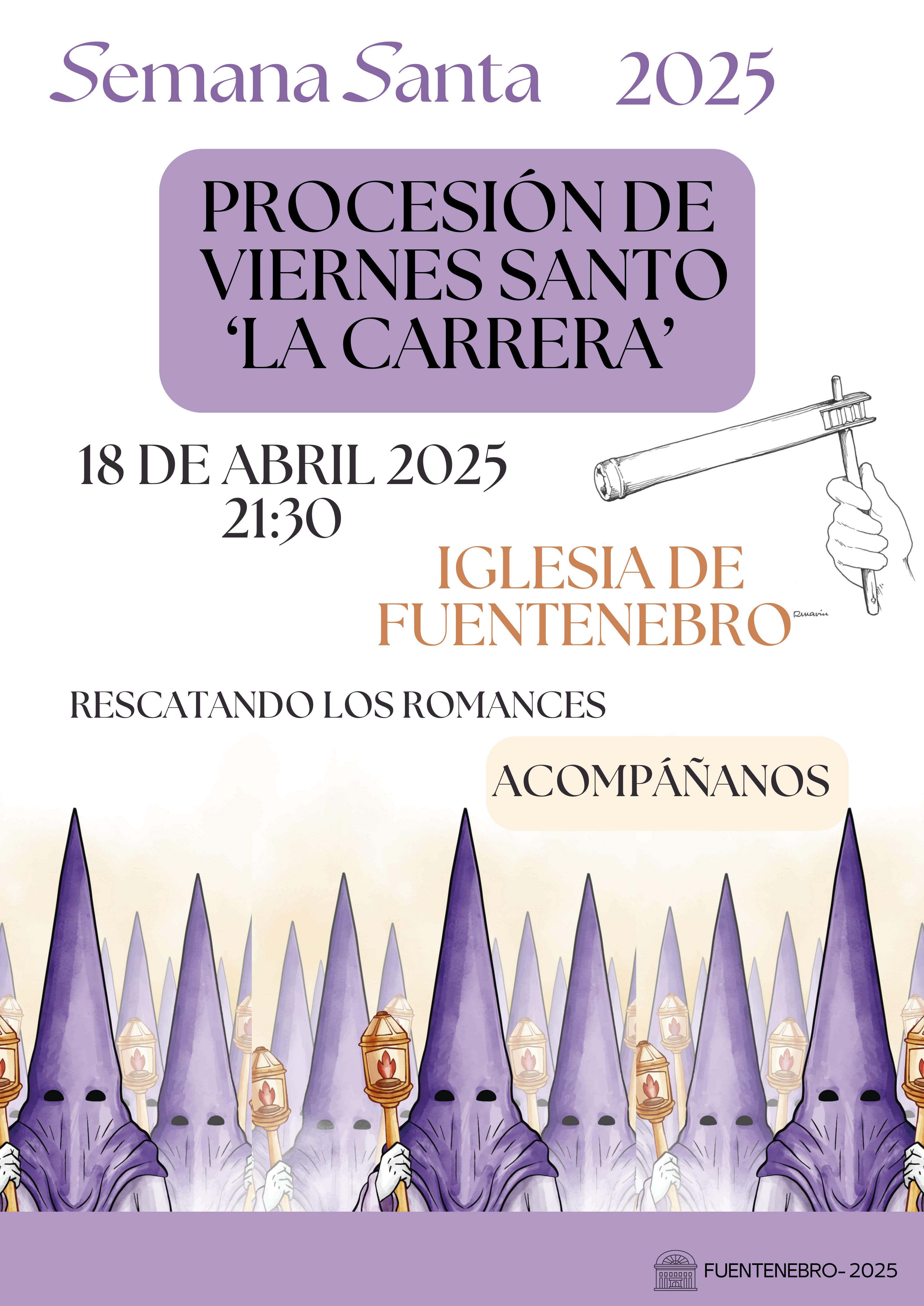Semana Santa 2025 en Fuentenebro: Rescatando los Romances en la Procesión de Viernes Santo