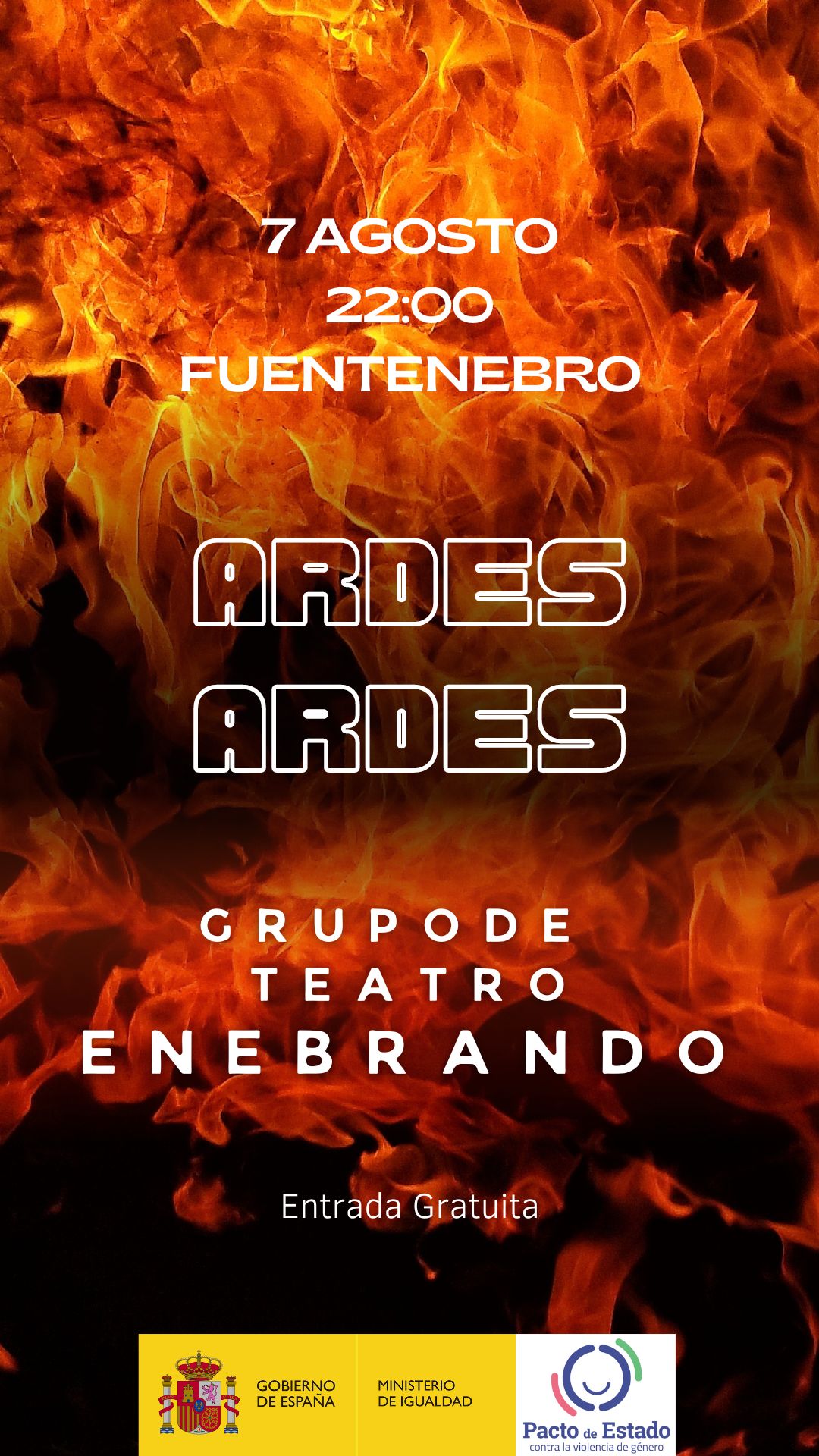 Estreno del Grupo de Teatro ENEBRANDO. 7/8/24