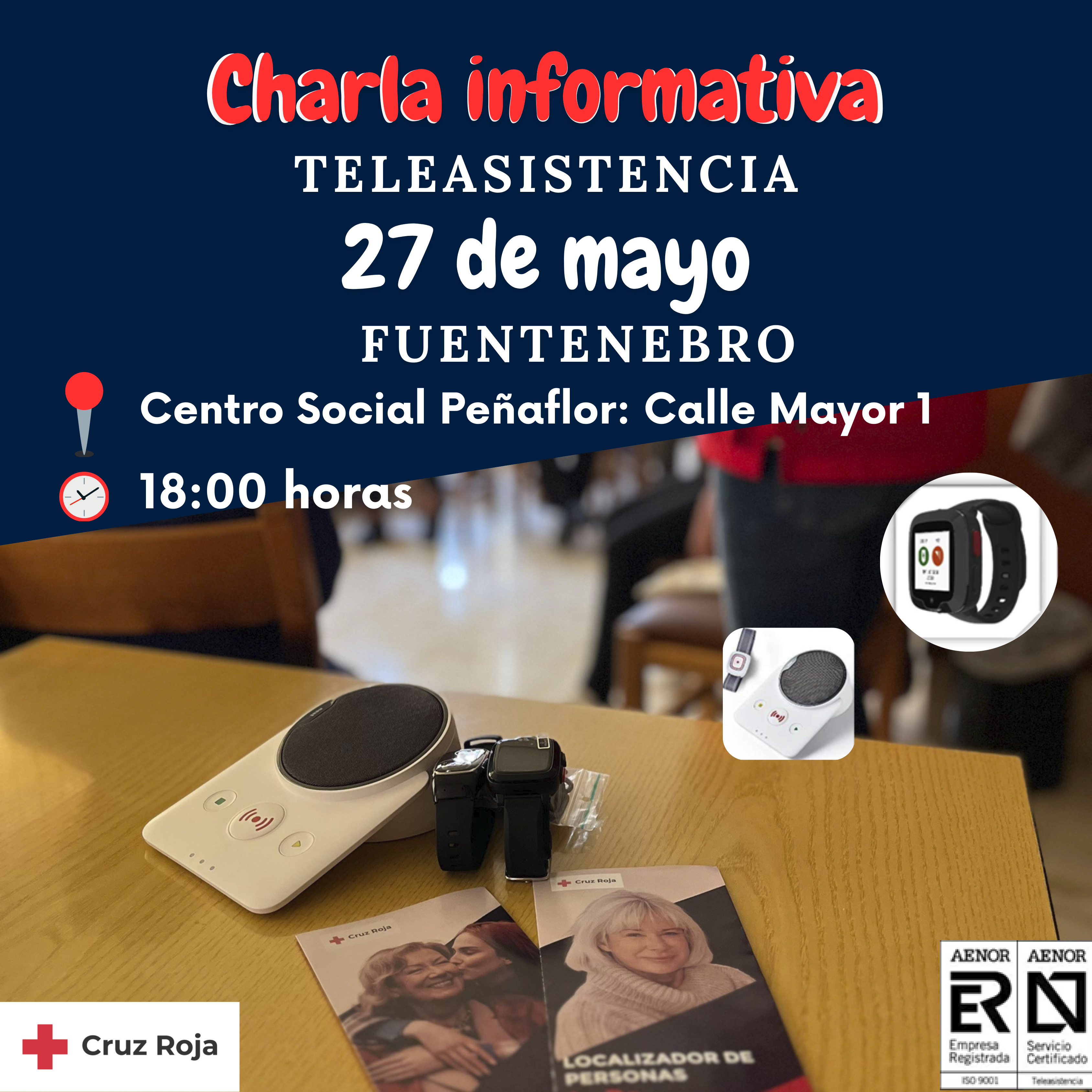 Cruz Roja organiza una charla sobre teleasistencia en Fuentenebro