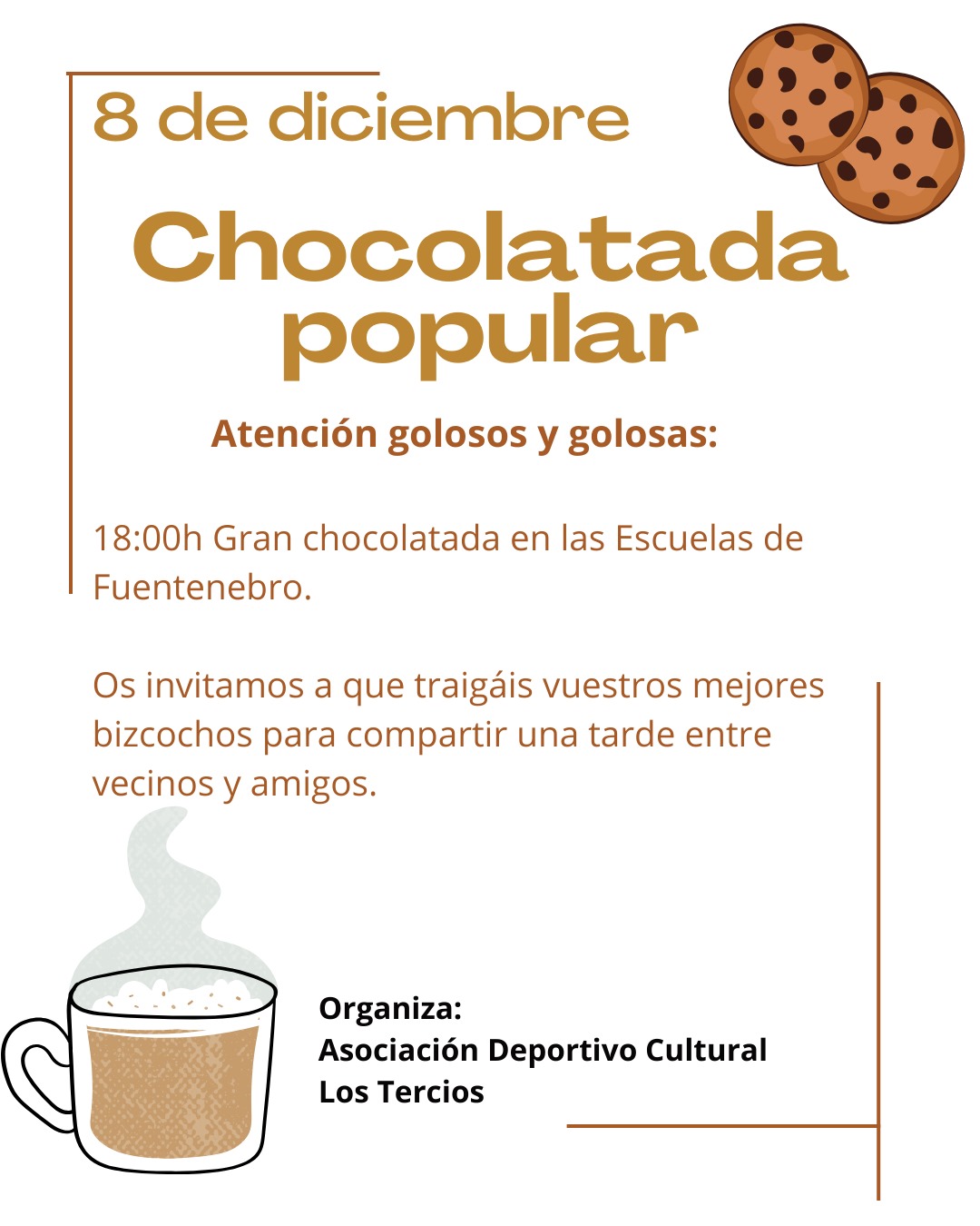 Gran Chocolatada organizada por Los Tercios