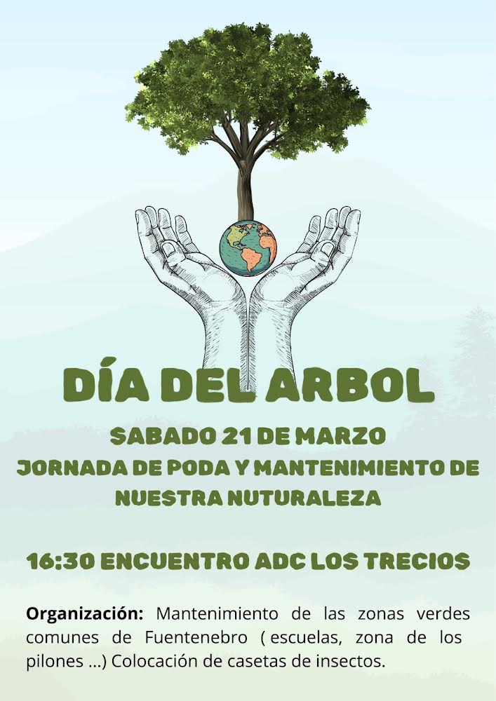 Los Tercios organizan el día del Árbol en Fuentenebro