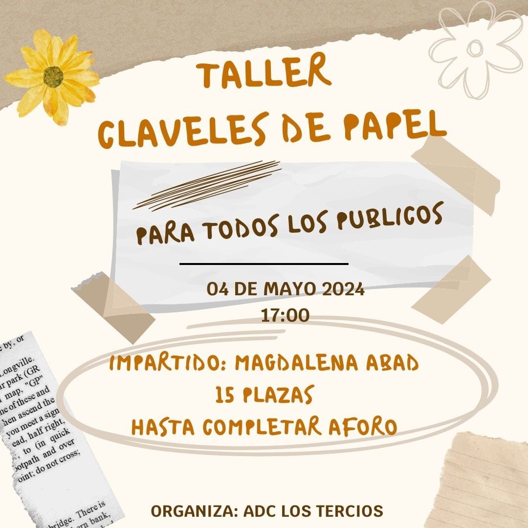 Taller de Claveles de Papel