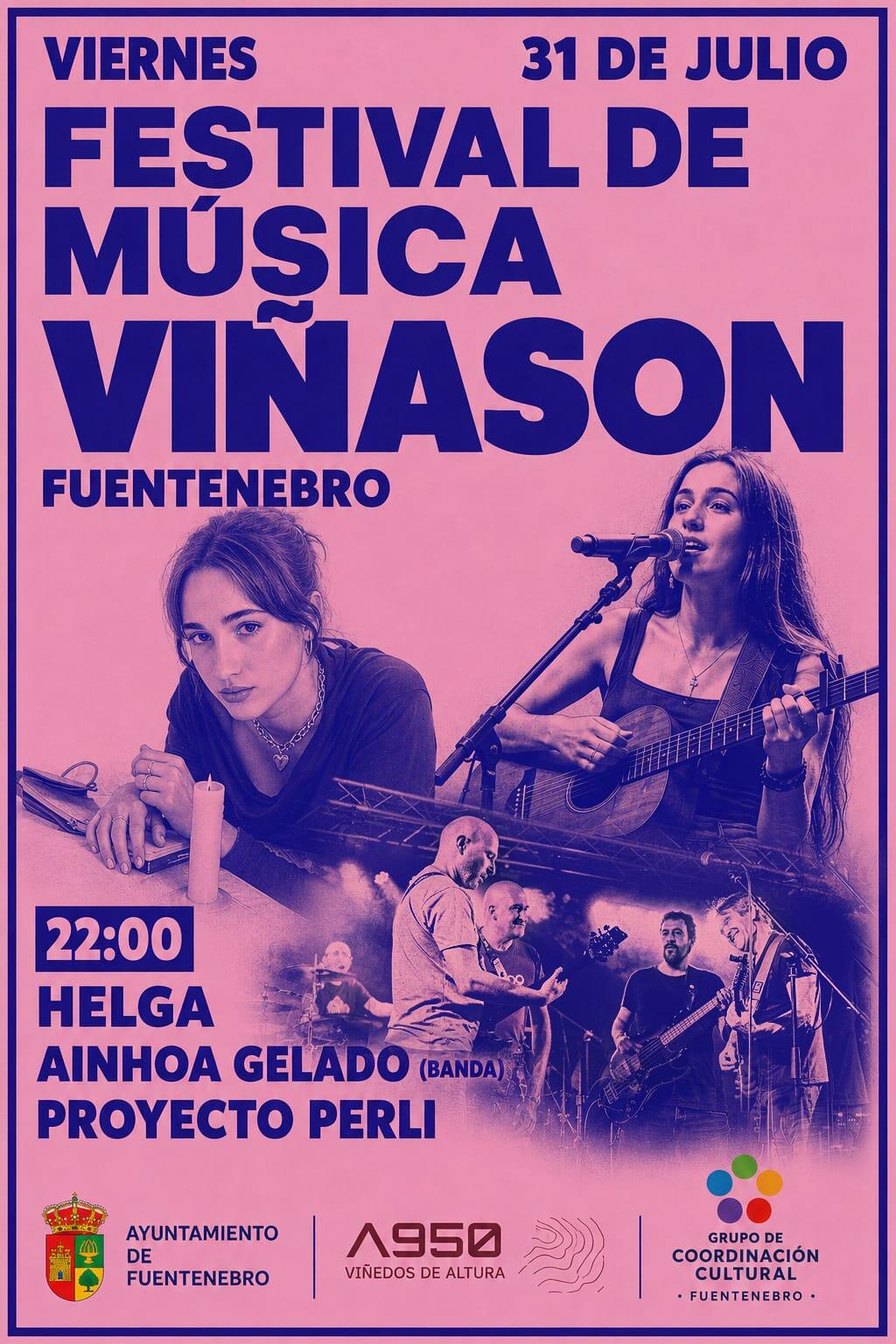 Fuentenebro inagura VIÑASÓN, un festival para celebrar la música en directo de nuestra comarca