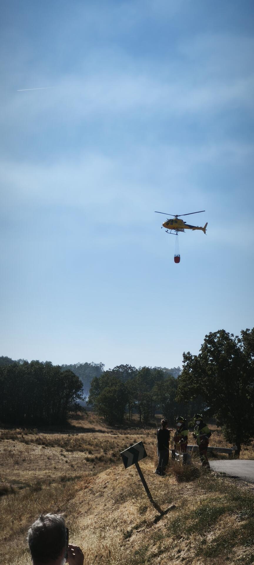 Bando. Fuego en Aldeanueva: ESTABILIZADO