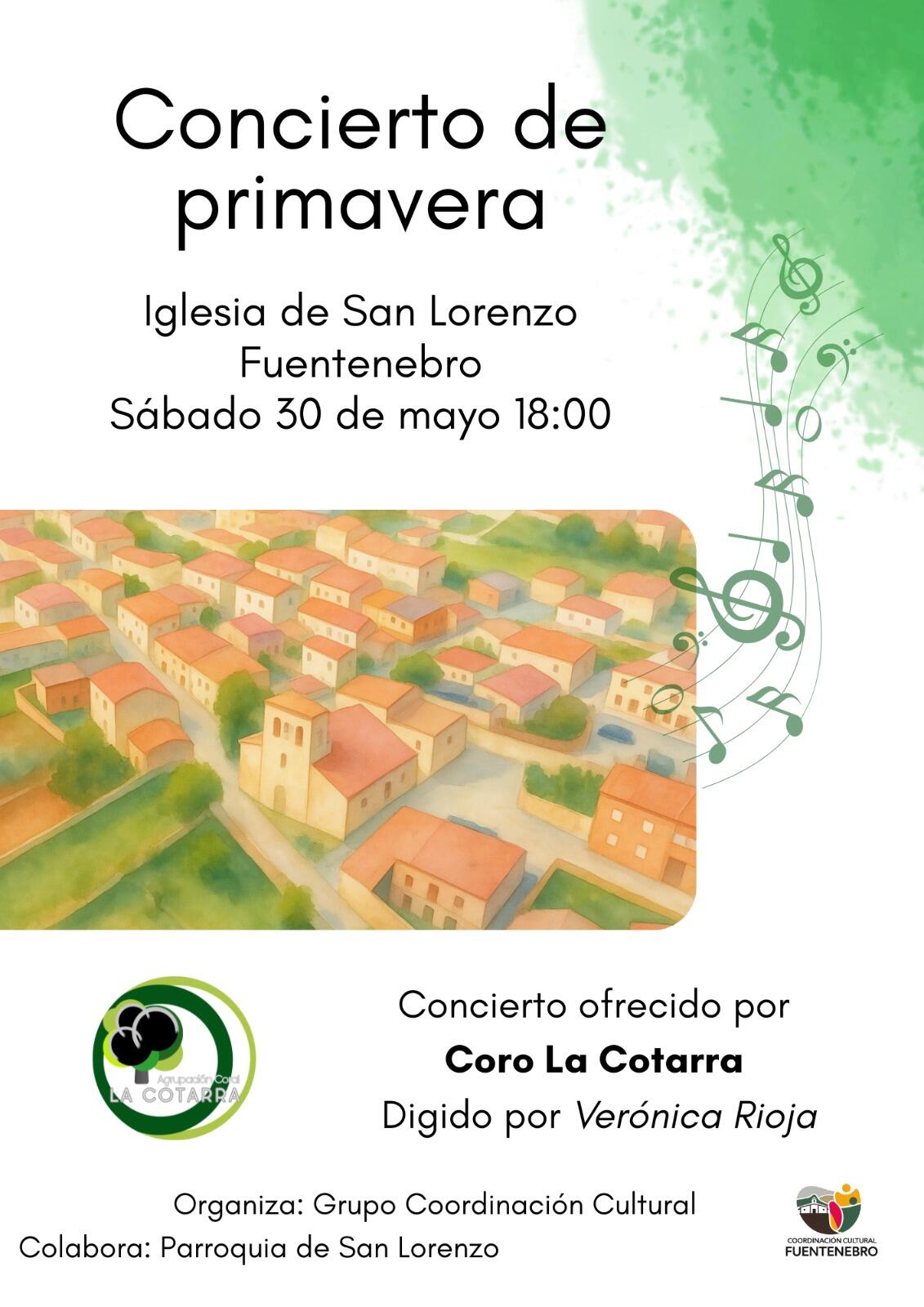 Fuentenebro celebra la primavera con un concierto en la Iglesia de San Lorenzo