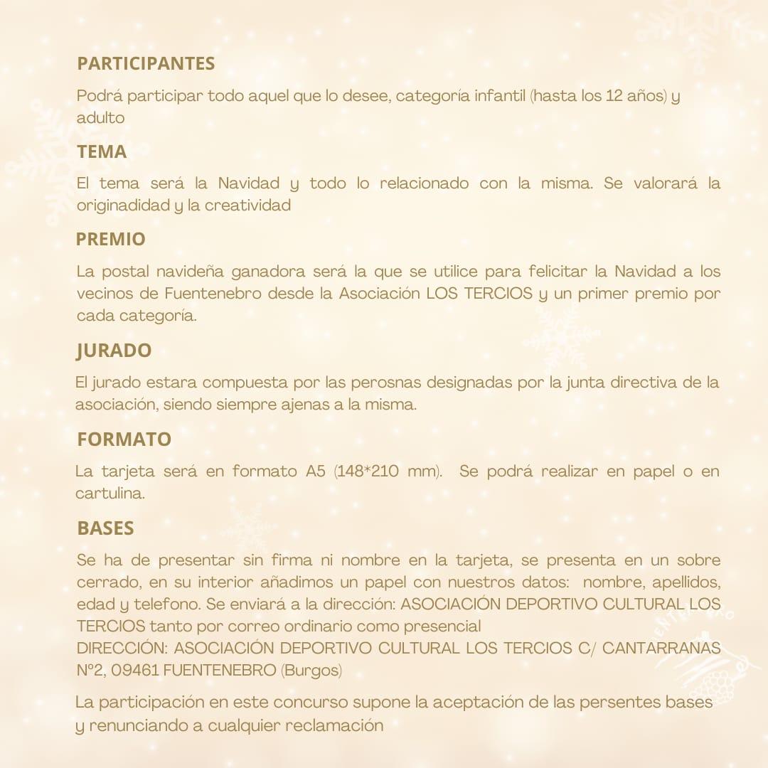La Asociación de Los Tercios lanza la segunda edición del concurso de postales navideñas